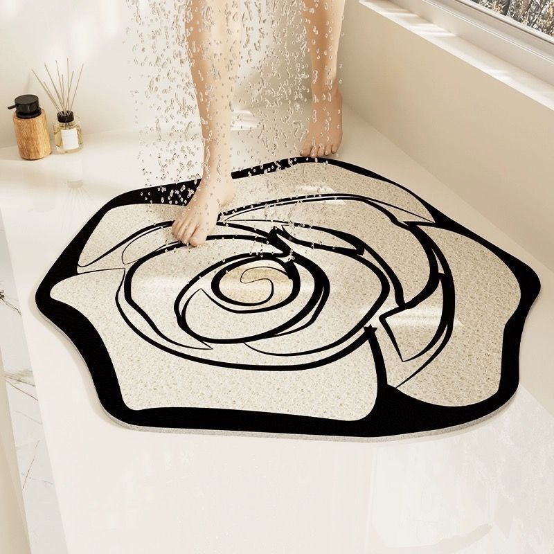 Nkv新型浴室防滑地垫q淋浴房洗澡间地台防摔脚垫厕所卫生间浴缸隔