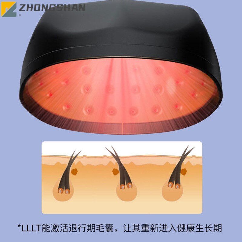 低能激光生发仪脱发植发护理850nm脉冲LLLT红光生发V帽盔方案fpc