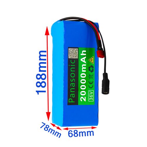 36V 20Ah electric bicycle battery buiHlt-in 20A BMS lithium