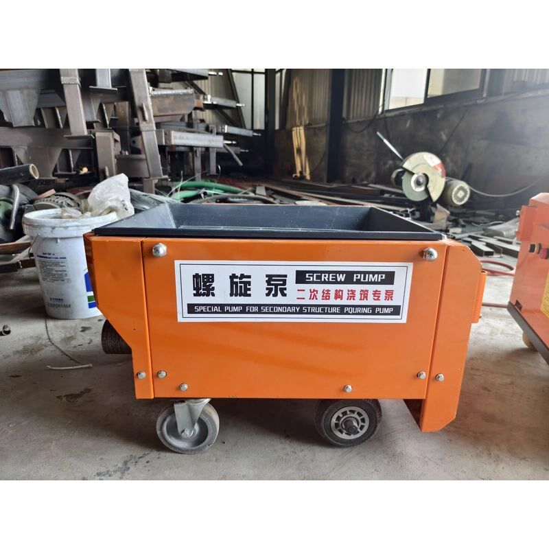厂家现货二次结构螺q旋输送泵细石混凝土砂浆泵自动混凝土泵