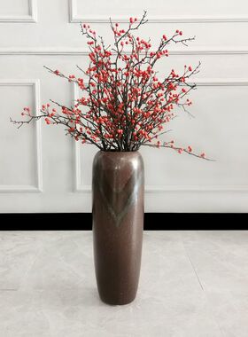 工厂落地大花瓶客厅富贵竹插花瓶现代装饰摆件高档高花瓶长大口径