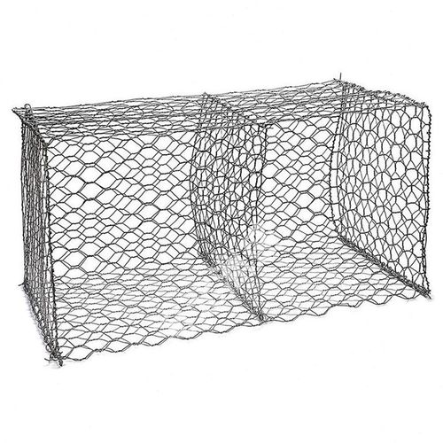 甄选拧花包塑铁丝网箱格宾石笼网河道防洪包塑R石笼网箱雷诺护垫