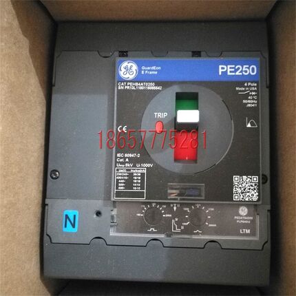 GE上海通用   PE250  CAT PEHB4AT0200 断路器 CAT QPEHB4ATTS020