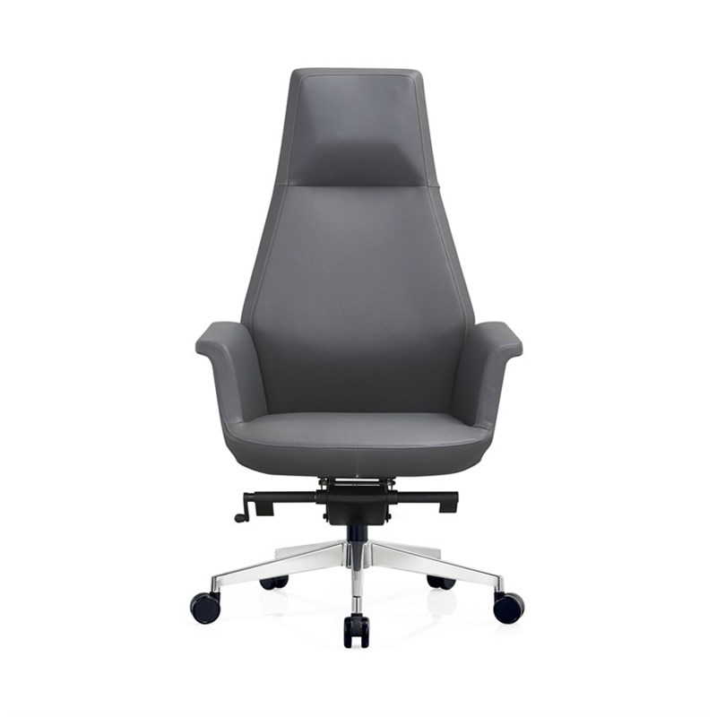 918C新款时尚意式老板椅办公y椅简约现代接待椅皮质转椅书房电脑