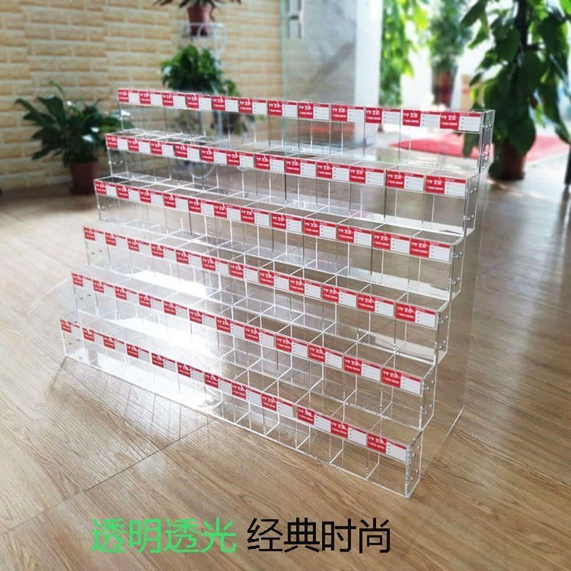 笔架文具店展示架多层阶梯宝塔柜台亚克力透明架R子学生钢笔收纳