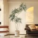 仿真绿植装 饰室内盆栽大型落地摆件客厅高端轻R奢假树植物孔雀木