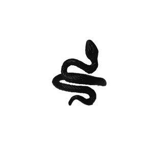 戒指ins小众高级新款开口衔尾蛇戒指男暗黑男女情侣戒指指环