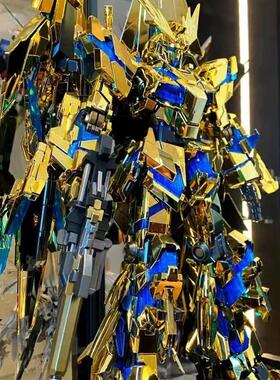 万代适用菲尼克斯拼装独角兽红异端机甲HG强袭自由高达模型智益玩