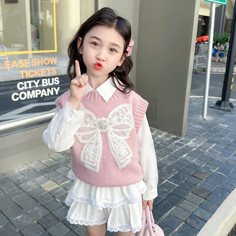 女童套装春秋2024新款儿童洋套装