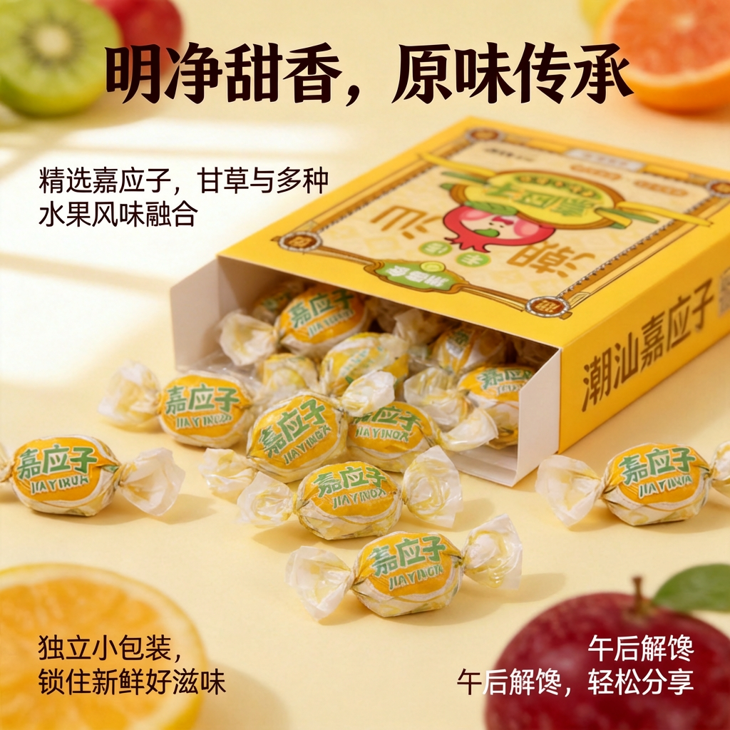 东门君嘉应子甘草水果味268g李子蜜饯果脯办公室休闲潮汕风味零食