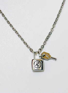 NANA同款迷你南京锁项链女潮简约百搭锁骨链情人节礼物