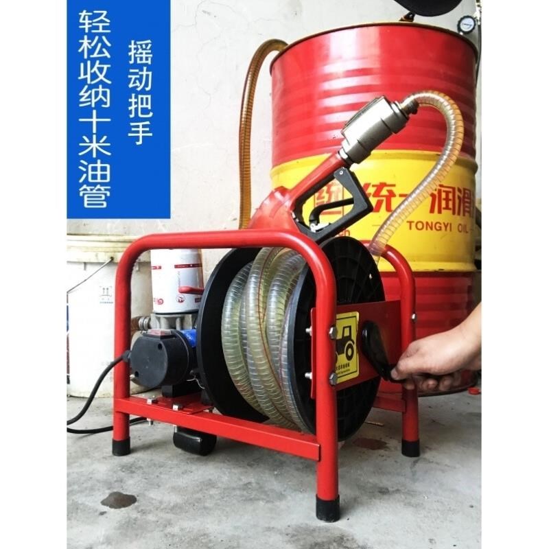 均璞柴油电动抽油泵12V24V2z20伏加油泵自吸泵大功率加油枪计量加