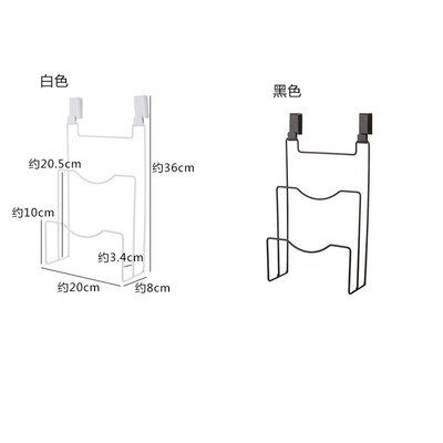 Multilayer Iron Door rBack Free Punching Pot Lid Storage Rac