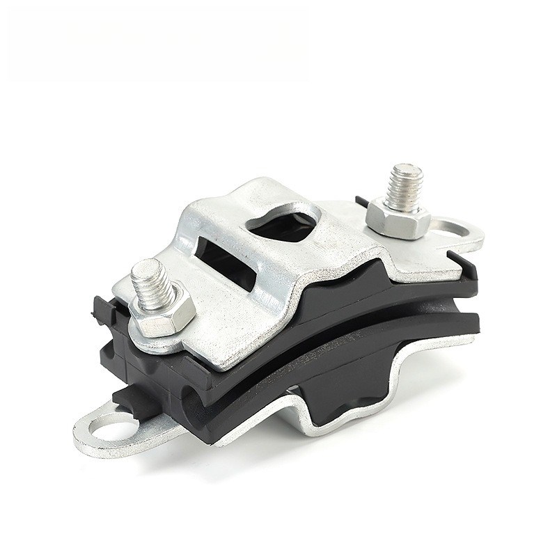 E896弯曲垂悬锚固线夹8字缆线夹8字光G缆配件FTTH光纤入户悬垂线