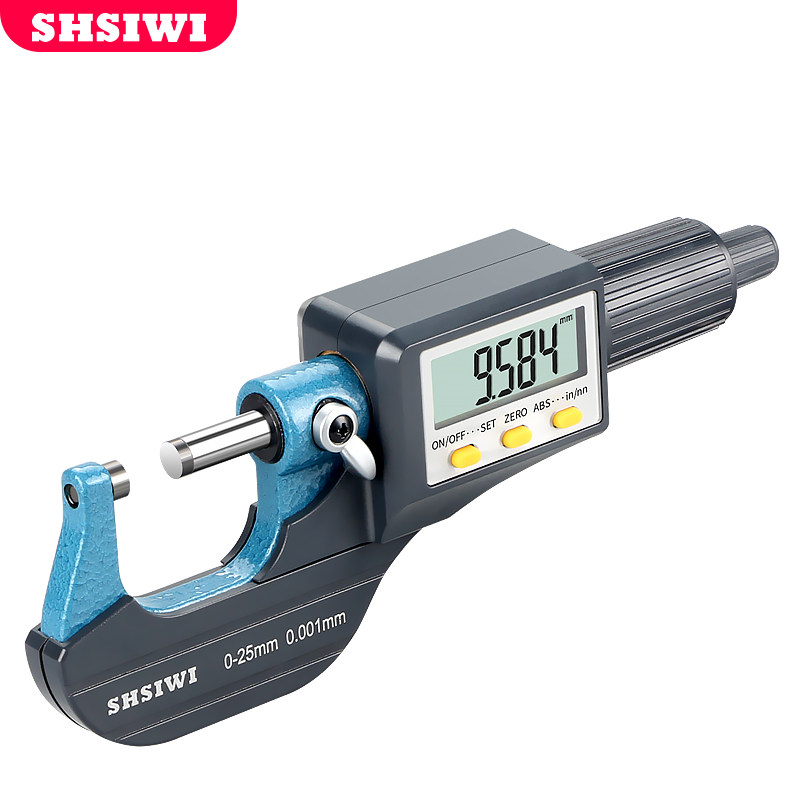 思为数显千分尺0-25 0.u001 高精度电子外径千分尺 数显螺旋测微,五金/工具,千分尺,淘宝优惠券,粉丝福利购,淘宝优惠卷