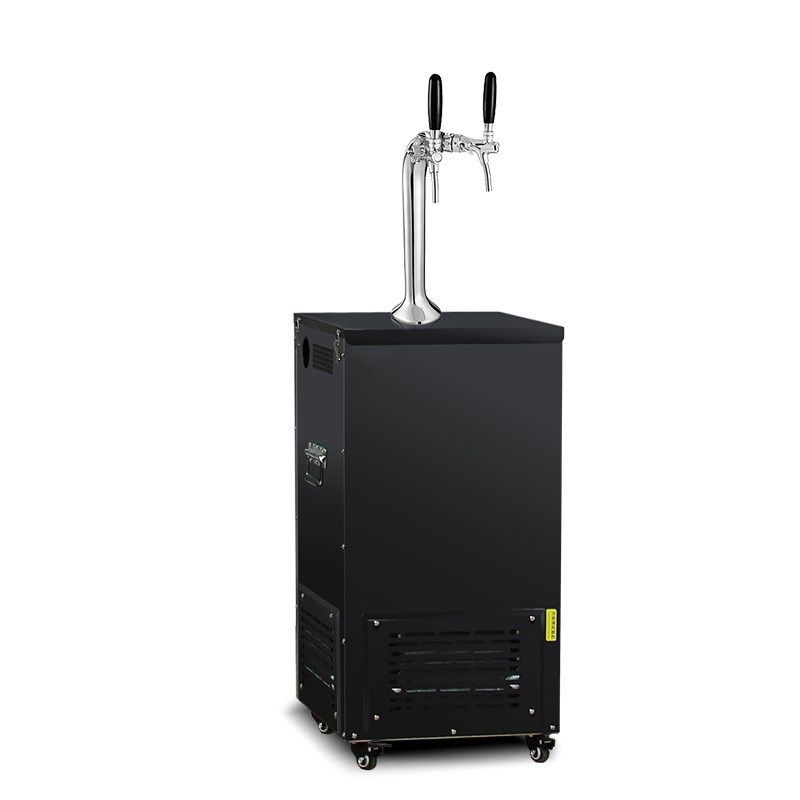 扎啤机水冷立式啤酒机双三四酒头酒柱带灯快速制冷雅Y黑商用不锈