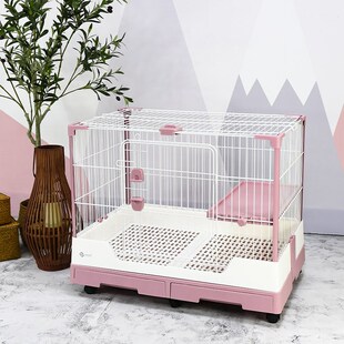 达洋R81兔笼子新型q专业家用大空间兔别墅荷兰猪自动清粪防喷尿