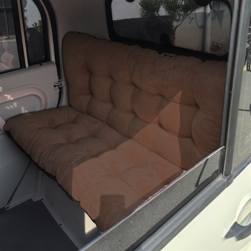 海宝东威盛昊宗申金彭封闭车篷y车电动三轮车饲料厂冬季保暖绒坐