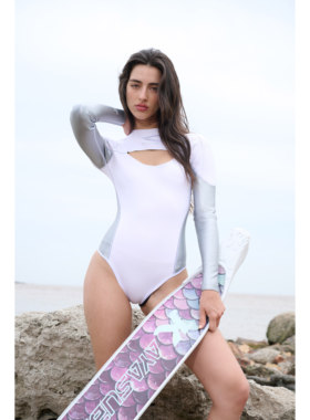 KAYASUBA冲浪潜水湿衣 潜水服 露背 修身显瘦连体湿衣 子岩系列