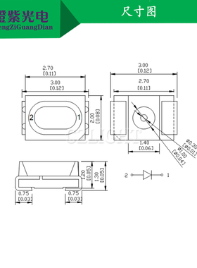 3020 贴片led 冰蓝色灯珠超高亮 冰蓝光 冰蓝灯SMD LEXD发光二极