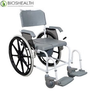 浴室老年人带轮坐便椅家用移动马桶椅洗澡K椅子残疾人沐浴椅坐便