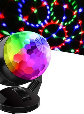 Stage magic ball stage colorful DUSB portable RGB voice cont