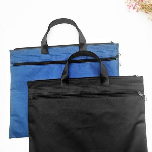 双层牛津布深蓝色拉边袋