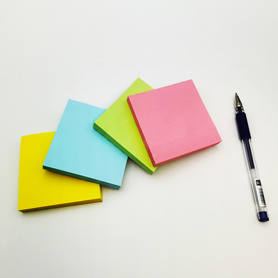 欧标便签贴告示贴留言条电脑贴纸条便利贴学生便签纸标签本索引贴学习纸条小本子A1151/5色12*45mm*20张*5PCS