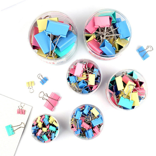 欧标长尾夹彩色金属票据夹小号燕尾夹大号资料夹子长尾票夹雁尾夹蝴蝶多功能夹办公发票夹B2501 B2503 B2502