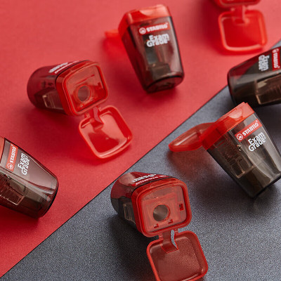 德国stabilo思笔乐卷笔刀专用洞洞笔刨胖胖铅手摇儿童小学生握笔刀素描铅笔刀转笔刀削笔器旗舰店