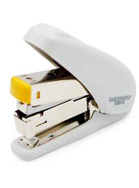 欧标订书机可钉20页45页80g迷你中小号24/6-8适用26/6-8书钉省力型订书器灰色学生办公B2341