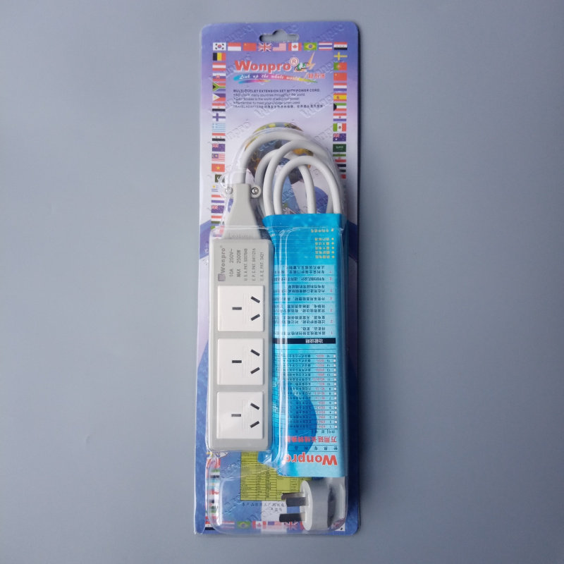 工业测试家用电源延长线