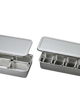 不锈钢平底盘（附带子盒）ASONE1-4532