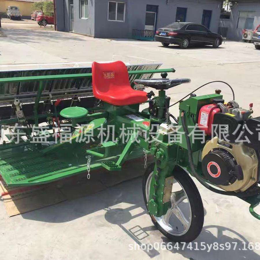 手扶插秧机4行6行步进式水稻秧苗栽植机加宽水田轮