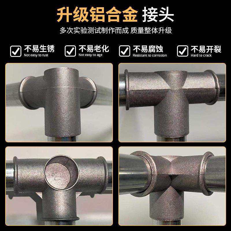 W6挂衣橱全耐用加厚钢架卧室收纳家用钢管布结实简易衣柜出租房衣