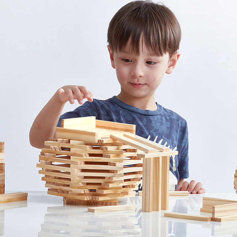200pcs阿基米德积木条幼儿童手眼协调想象力开发创意拼搭积木跨境