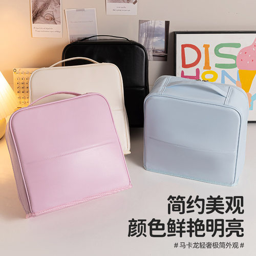 立式化妆包化妆品收纳包大开口立式大容量化妆包旅行外出收纳包F