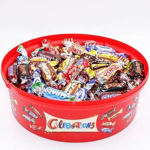 mars英国进口玛氏什锦巧克力礼盒装 糖果马氏脸盘 650g大脸盆混装