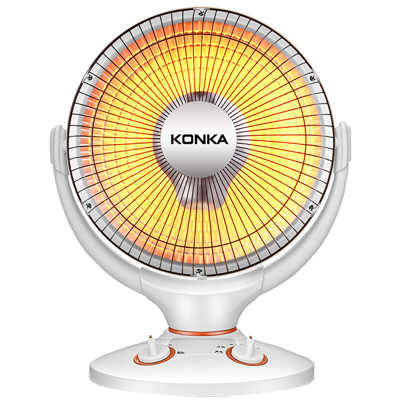 康佳家用小太阳取暖器台式办公室摇头烤火炉速热暖风机节能电暖气