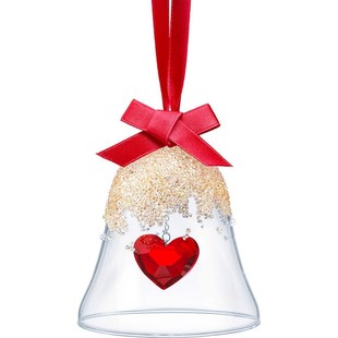 新拟态熊圣诞钟挂件5545451水晶铃铛爱心拟态熊圣诞节礼物V546488