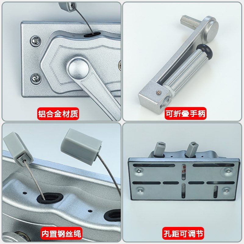 新晾衣架手摇g器晒晾衣架配件手摇器免打孔通用孔距可调阳台摇手,家装主材,手摇器,淘宝优惠券,粉丝福利购,淘宝优惠卷