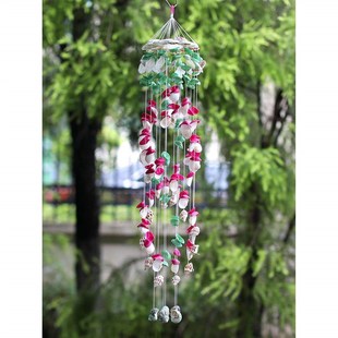 新日本贝壳d风铃挂件创意女孩的房间装饰生日礼物女友代笔贺卡