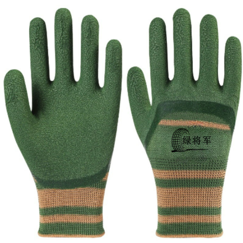 耐磨工地耐磨胶皮尼龙乳胶批发手套工作防护乳胶浸胶劳保手套