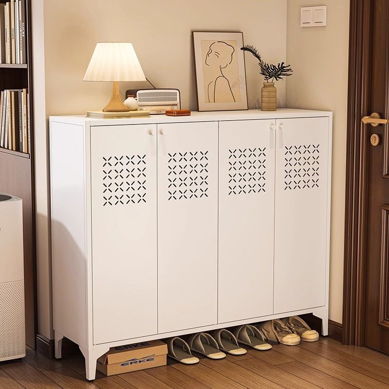 钢制鞋柜家用门口外楼道入户门铁皮鞋架大容量收纳防尘金属玄关柜,智能设备,其他智能配件,淘宝优惠券,粉丝福利购,淘宝优惠卷