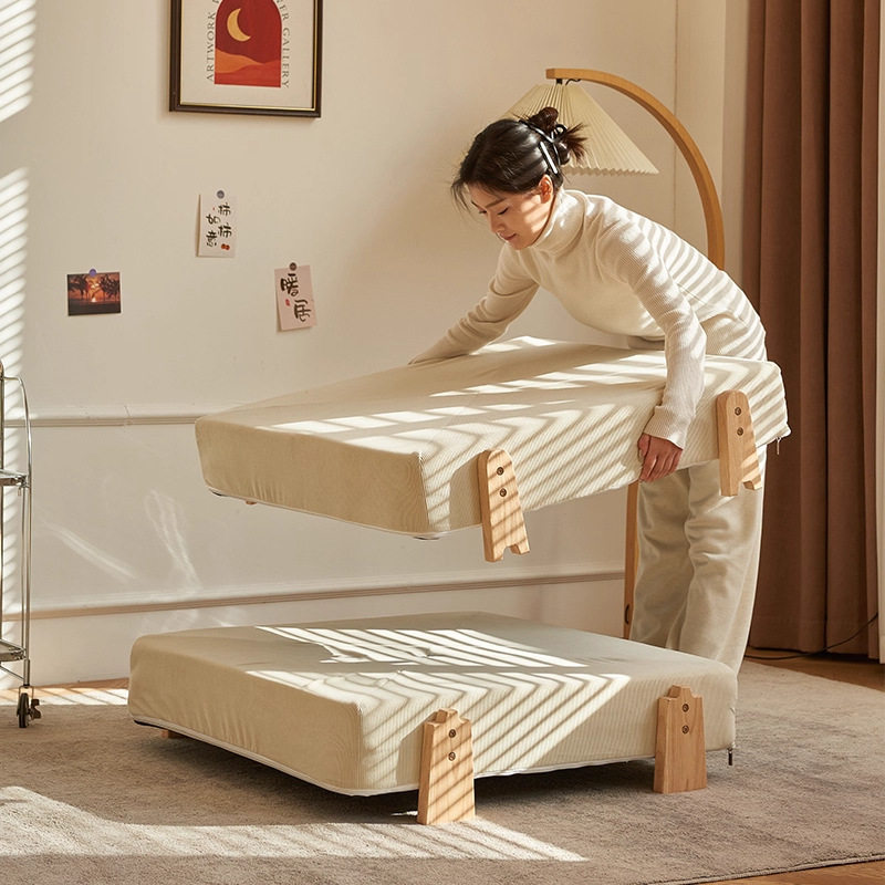 懒人沙发可躺可睡折叠沙发床榻榻米豆腐块人类狗窝单人躺椅午休床,住宅家具,懒人沙发,淘宝优惠券,粉丝福利购,淘宝优惠卷