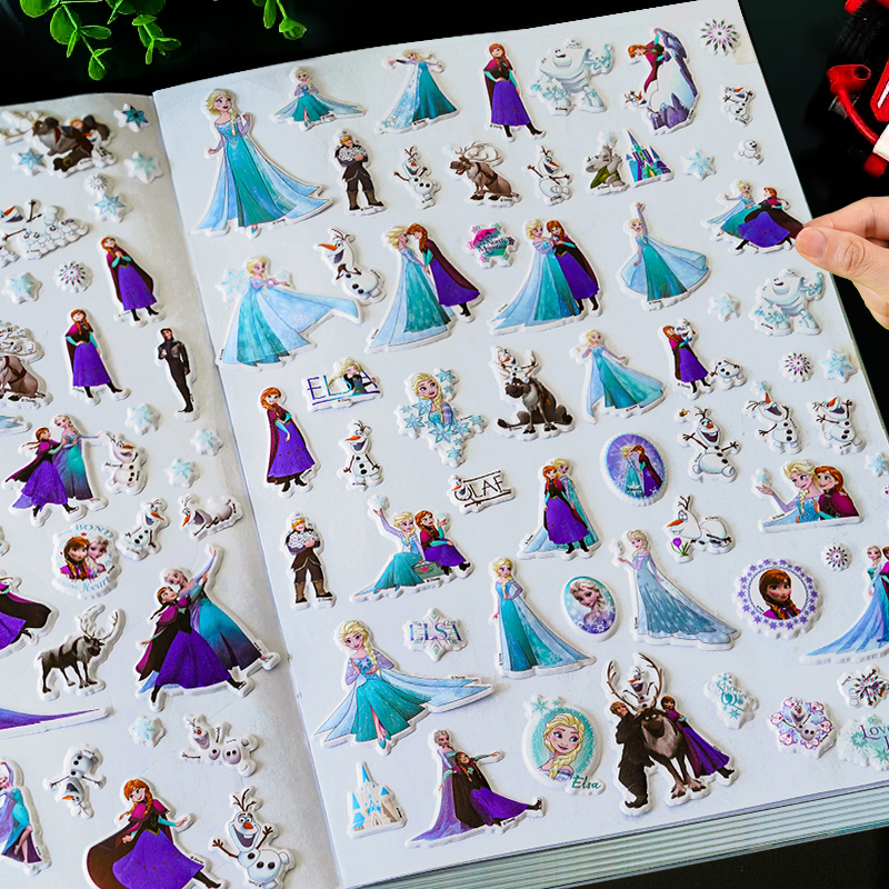 冰雪奇缘3d立体泡泡贴