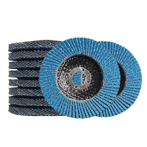 新品网盖蓝砂百叶片100角磨机加厚百叶轮M磨光机打磨片不锈钢木工