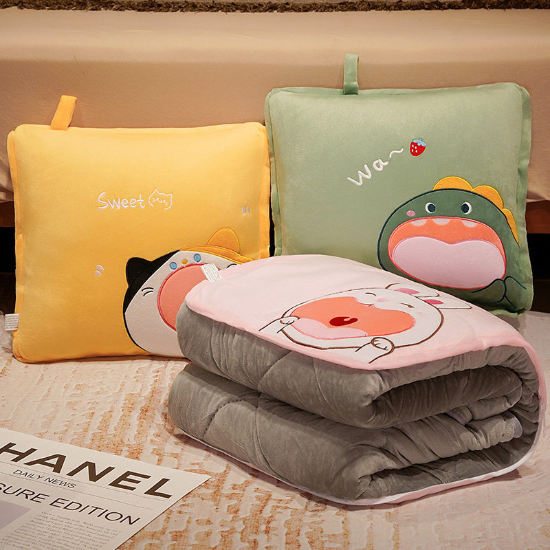 极速加厚抱枕被子两用办公室午睡小枕G头折叠毯子二合一汽车载靠,居家布艺,床头靠垫,淘宝优惠券,粉丝福利购,淘宝优惠卷