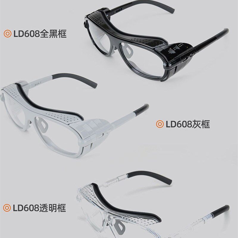 新品护目镜劳保防飞溅冲q击实验室近视安全镜老光防护镜防尘防风
