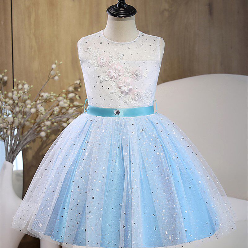 极速儿童演出f服成长在祖国的怀抱里蓬蓬纱裙舞蹈合唱服十一届小